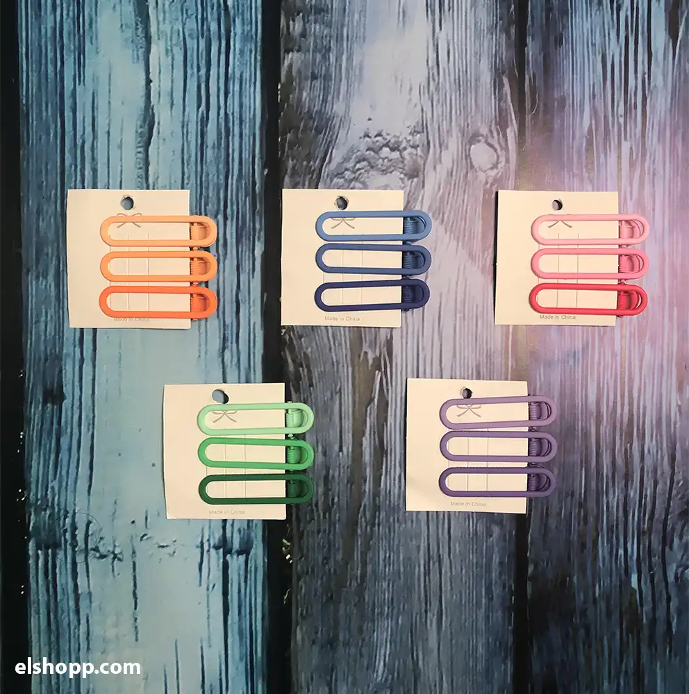 گیره مو انبری رنگی