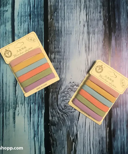 کش مو رنگی 6 عددی